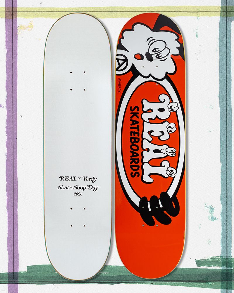Real Skate Shop Day Verdy Oval Deck – Frogwood Boardshop