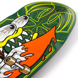 Santa Cruz Meek Pinstripe Slasher Green Deck 9.23