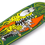 Santa Cruz Meek Pinstripe Slasher Green Deck 9.23