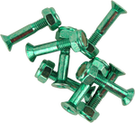 1" Anodized Green Hardware Set