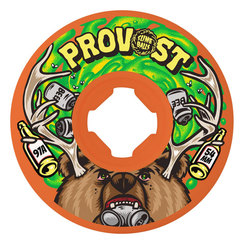 Slime Balls 54mm Collin Provost Beer Guest Vomit Mini Orange 97a Wheels