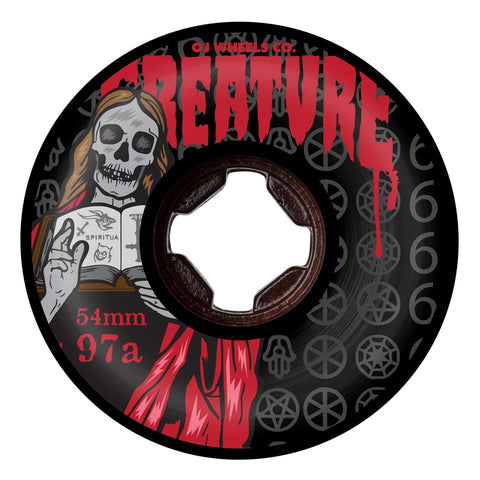 OJ 54mm The Book Of OJ Bloodsuckers Black Hardline 97a Wheels