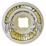 OJ 54mm Double Duro White Chubbies 101a/95a Wheels