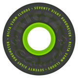 Ricta 55mm Clouds Transparent Black Green 78a Wheels