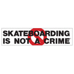 Not A Crime Sticker 10"x 2.25"