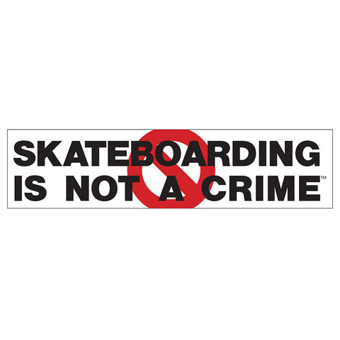 Not A Crime Sticker 10"x 2.25"