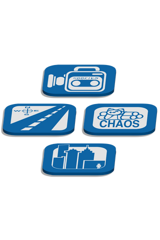 411 Icon Coasters 4 Pack