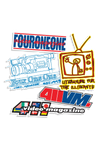 411 Logos Assorted Sticker 5 Pack