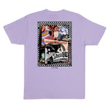 Santa Cruz Ad Collage Orchid Mens T-Shirt