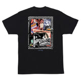 Santa Cruz Ad Collage Black Mens T-Shirt