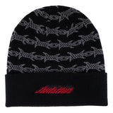 Santa Cruz Wired Flame Dot Beanie Long Shoreman Hat