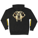 Speed Wheels Skull Zip Hooded Midweight Sweatshirt