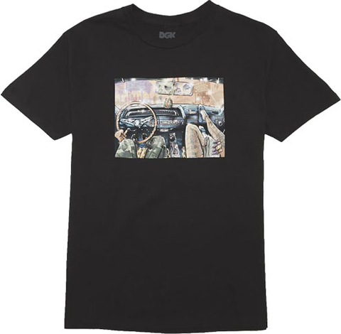 DGK Boulevard Kings Black T-Shirt Medium