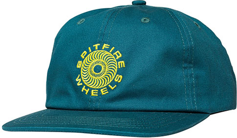 Spitfire Classic 87 Swirl Strapback Hat Blue/Yellow