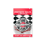 Independent 1in Phillips Genuine Parts Black/Red Hardware