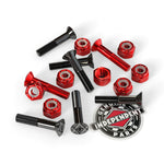 Independent 1in Phillips Genuine Parts Black/Red Hardware