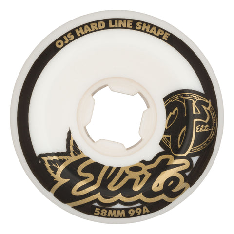 OJ 58mm Elite Hardline 99a Skateboard Wheels