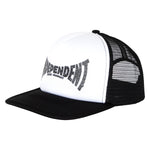 Independent Skull Span Mesh Trucker Unstructured Hat