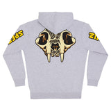 Speed Wheels Skull Zip Hooded Midweight Sweatshirt