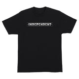 Independent Chrome Bar Heavyweight T-Shirt Black