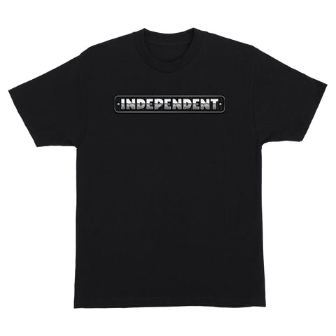 Independent Chrome Bar Heavyweight T-Shirt Black