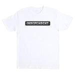 Independent Chrome Bar Heavyweight T-Shirt White