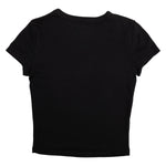 Santa Cruz Love Script Crop T-Shirt Womens Black
