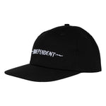 Independent Bratrud Notebook Snapback Unstructured Hat Black