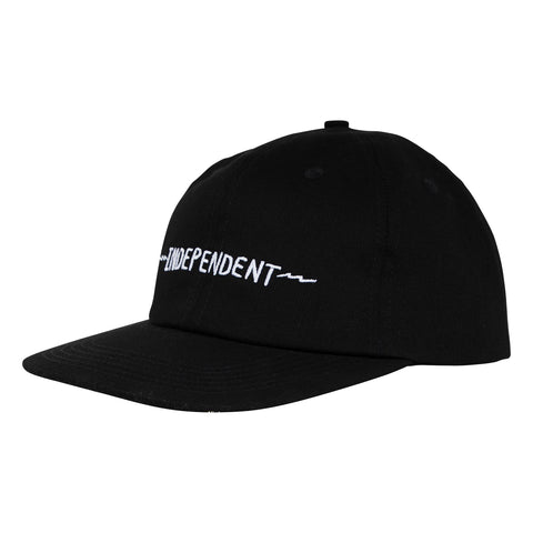 Independent Bratrud Notebook Snapback Unstructured Hat Black