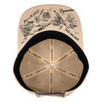 Independent Bratrud Notebook Snapback Unstructured Hat Brown