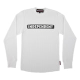 Independent Bar Logo Thermal Top White