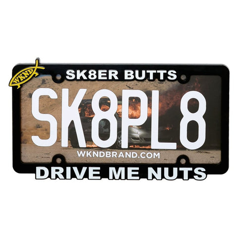 WKND Drive Me Nuts License Plate Cover