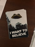 Frogwood I Want To Believe 4.25” Sticker