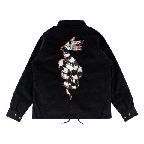 BEETLEJUICE x Welcome - Sandworm Embroidered Corduroy Coaches Jacket