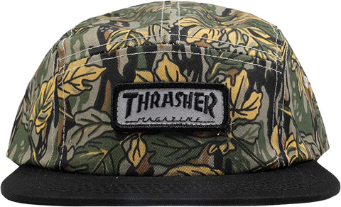 Thrasher Mag Logo Patch 5-Panel Camo Hat