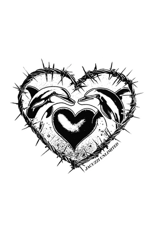 Jacuzzi Dolphin logo Sticker