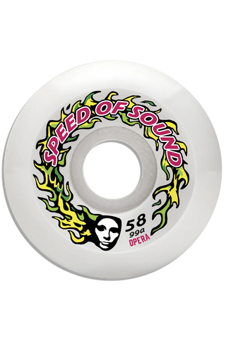 SOS Fire Mask Hardline Conical 99a - Candle White - 58mm