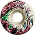 BONES WHEELS X-Formula Skateboard Wheels Rogers Dino-Sortas 54mm V1 99A