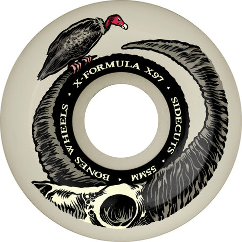 BONES WHEELS X-Formula Floor Horns 55mm V5 Sidecuts 97A Wheels