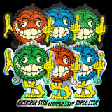 Antihero Grimple Stix Asphalt Animals Hologalactic Sticker Pack