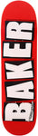 Baker Brand Logo White Deck 8.5