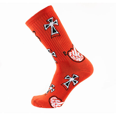 Psockadelic Razor Crew Socks