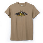 Metal Moth T-Shirt Brown
