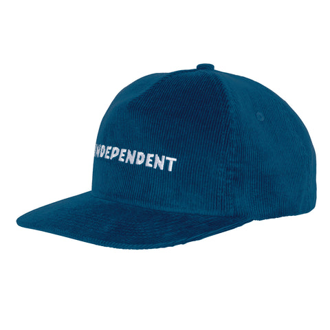 Independent B/C Groundwork Snapback Mid Profile Hat (Blue)