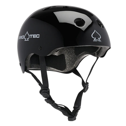 Pro Tec Classic Gloss Black Helmet