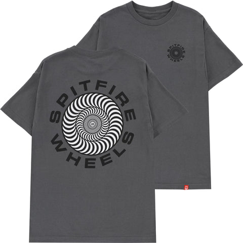 Spitfire Classic '87 Swirl T-Shirt Charcoal