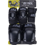 187 Killer Pads Adult Six Pack Black Pad Set